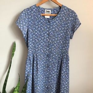 Blue Floral Northern Reflections Dress